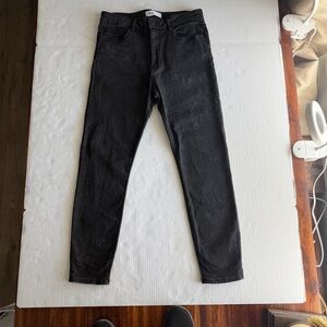 ZARA Black Skinny Jeans Women’s High Rise Stretch Denim Slim Fit Sz 10